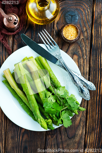 Image of fried asparagus