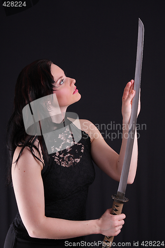 Image of Woman with katana