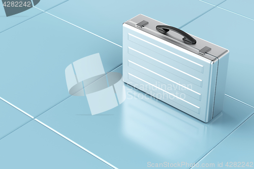 Image of Silver briefcase