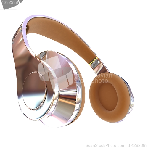 Image of Best headphone icon. 3d illustration