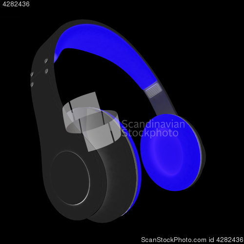 Image of Best headphone icon. 3d illustration
