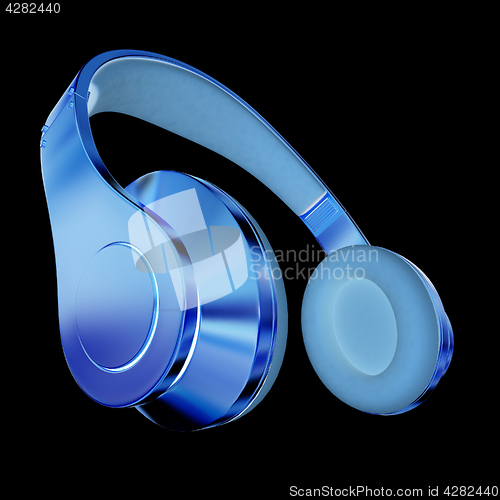 Image of Best headphone icon. 3d illustration