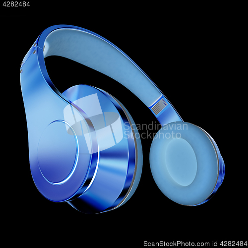 Image of Best headphone icon. 3d illustration