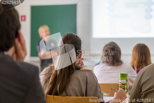 Image of Lecturer at university.