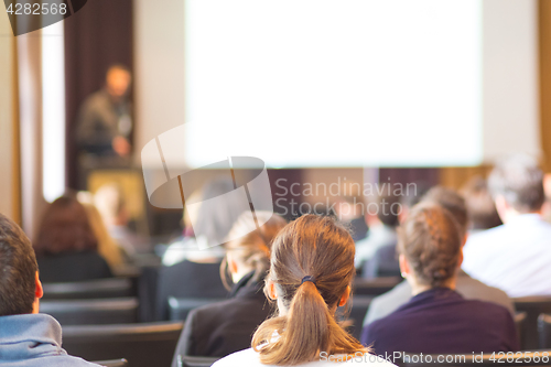 Image of Audience in the lecture hall.