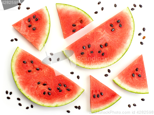 Image of pieces of watermelon