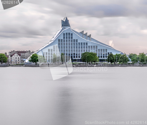 Image of View of National Library, Riga, Latvia