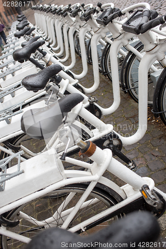 Image of Bicycles on a street