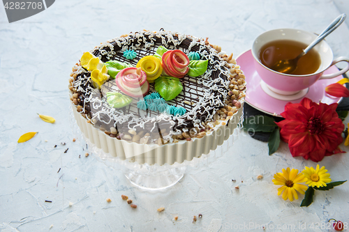 Image of Tasty cakes composition
