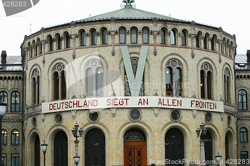 Image of Parliament during 1940