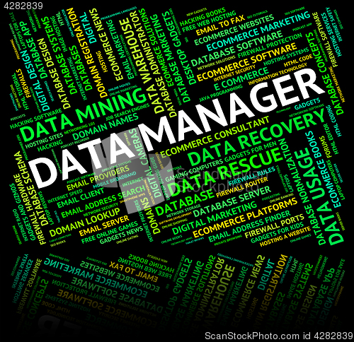 Image of Data Manager Shows Executive Bytes And Fact