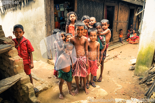 Image of Curious children in Bangladesh