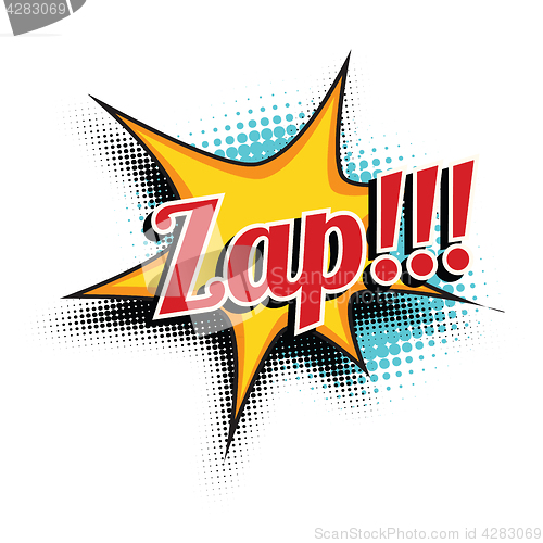 Image of zap comic word