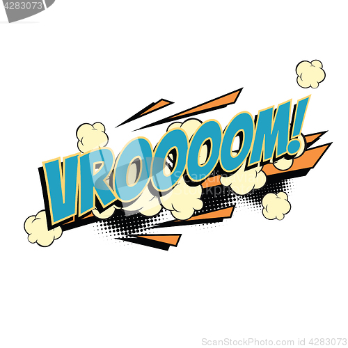 Image of Vroom comic word