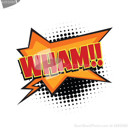 Image of wham comic word