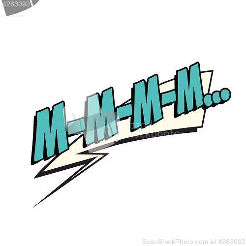 Image of mmm comic word