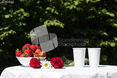 Image of Summer decorated table