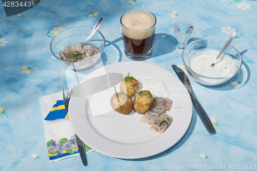 Image of Traditional swedish midsummer dish