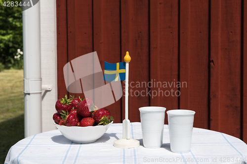 Image of Swedish summer table