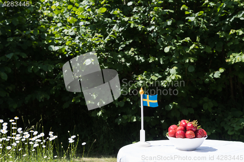 Image of Swedish fresh strawberries