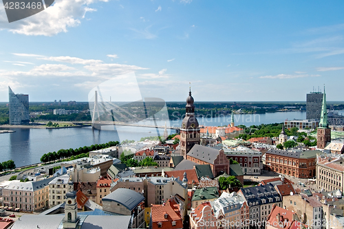 Image of Classic view on Riga from above