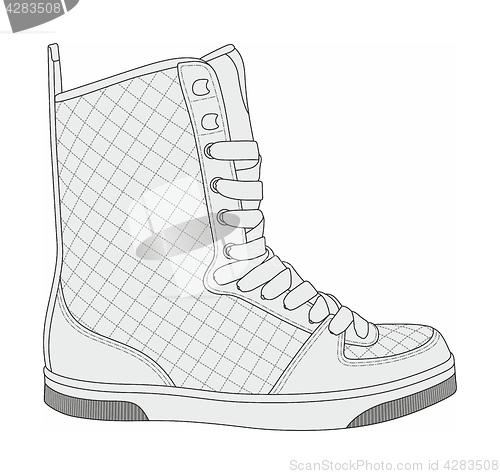 Image of Modern stylish sneakers