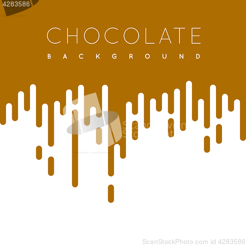 Image of Chocolate irregular rounded lines background