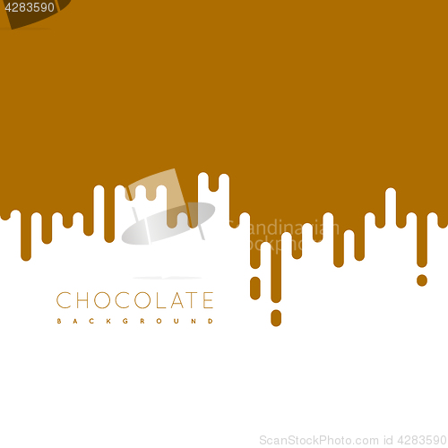 Image of Chocolate irregular rounded lines background