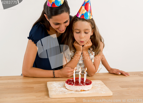 Image of Blowing out the candles