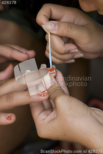 Image of Painting nails