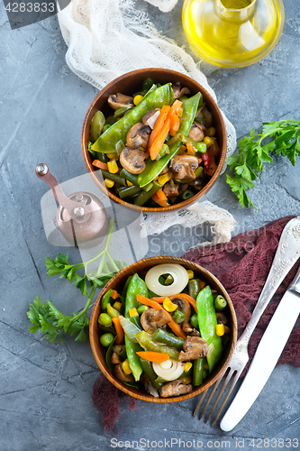 Image of fried mix vegetables