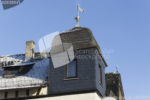 Image of House facade with slate