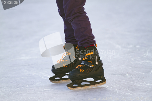 Image of Child on an ice rink