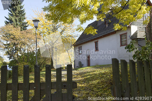 Image of Old historic church in a village in Germany 