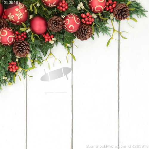 Image of Christmas Background Border