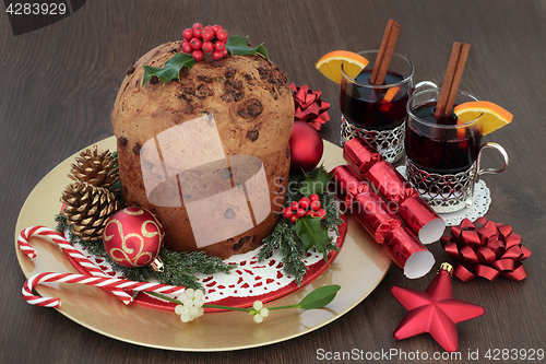 Image of Christmas Chocolate Panettone Cake 