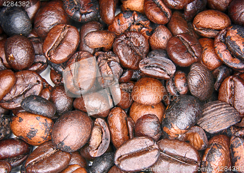 Image of coffee beans background