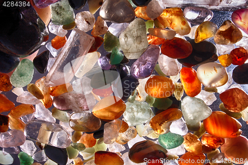 Image of color stones background