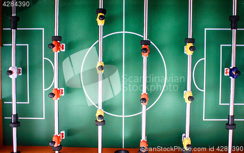 Image of table soccer background