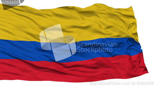 Image of Isolated Colombia Flag