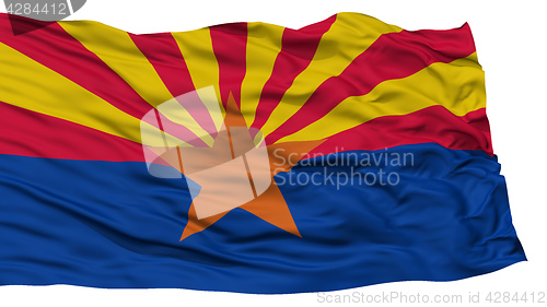 Image of Isolated Arizona Flag, USA state