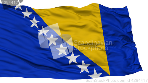 Image of Isolated Bosnia and Herzegovina Flag