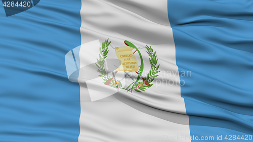 Image of Closeup Guatemala Flag