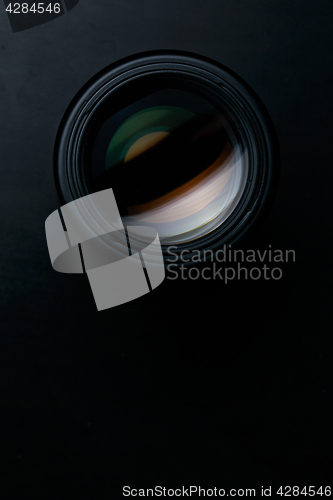 Image of Front view of photo lens