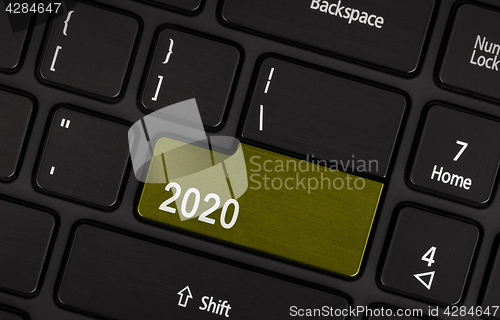 Image of Text 2020 button
