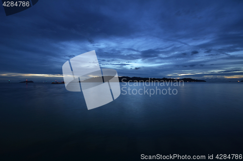 Image of Sunset view in Kota Kinabalu, Sabah