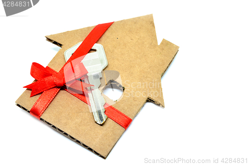 Image of House from cardboard 