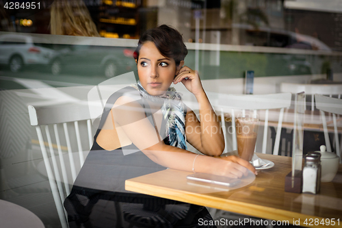 Image of Coffee Shop Woman