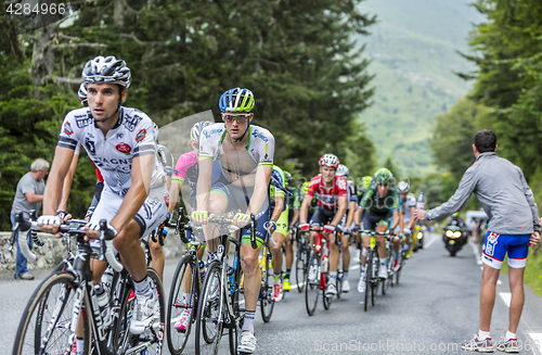 Image of The Peloton on Col du Tourmalet - Tour de France 2014