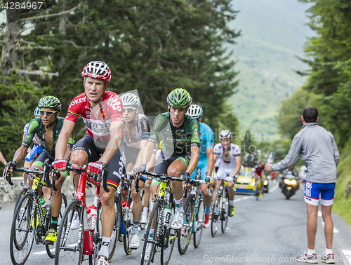 Image of The Peloton on Col du Tourmalet - Tour de France 2014